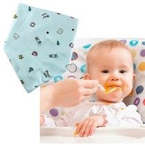 Cute Newborn cottton double triangular bandage bibs thickenin