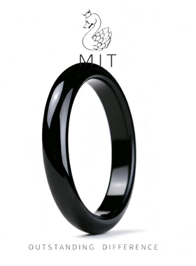 MIT米特儿新款天然黑曜石手镯