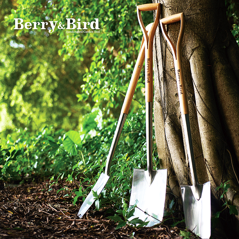 英国BerryBird园艺加厚匠心不锈钢铲子种植挖土种花工具家用农用-图2