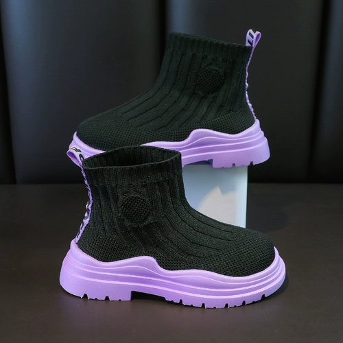 Демисезонные детские весенние ботинки для мальчиков, дышащие тонкие эластичные короткие сапоги, тренд сезона