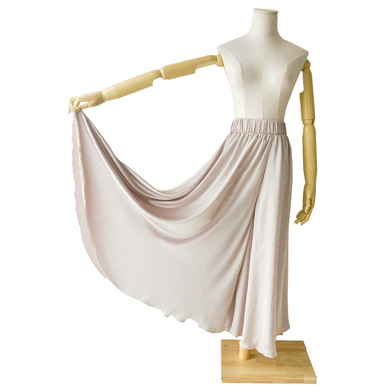 缎面阔腿裤宽松高腰2020夏季长裤子 裙踪魅影休闲裤