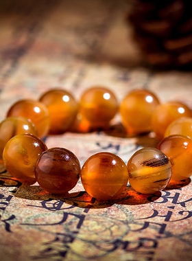 西藏羊角手串18 20天然满血女/男款式佛珠民族风手链文玩佛珠念珠