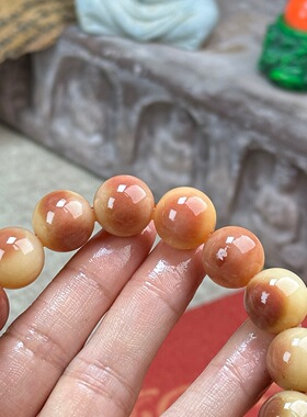 孟加拉超牛骨串传承蝌蚪文果冻冰料 满级文玩骨盘玩佛珠颗颗油润