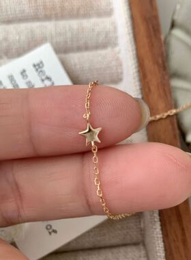 日系设计师topwhits银迷你小星星项链女款日系高级感小众设计锁骨
