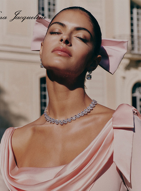 NanaJacqueline闪钻爱心项链