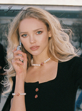 NanaJacqueline手链仿珍珠百搭