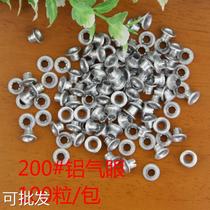 8KSG Inner Ring 4 mm Metal Aluminum Chicken Eyewear Button Silver White Blooming Rivet Laces Holes Hollow Buckle Dress Custom