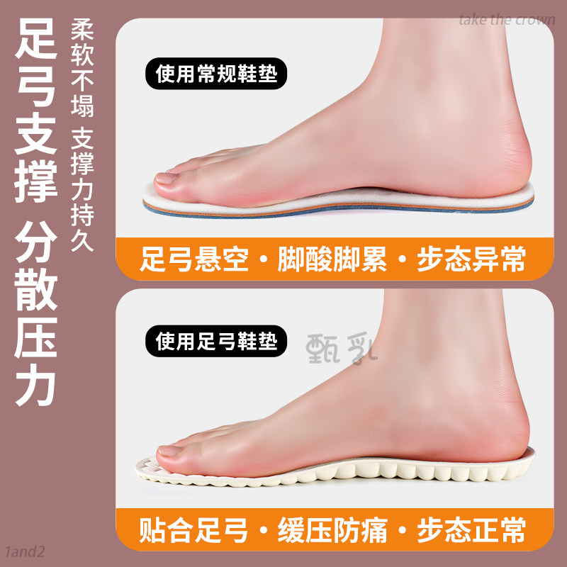 女士专用防痛鞋大改小泰国乳胶鞋垫足弓支改小神器改小一码加厚,淘宝优惠券,粉丝福利购,淘宝优惠卷