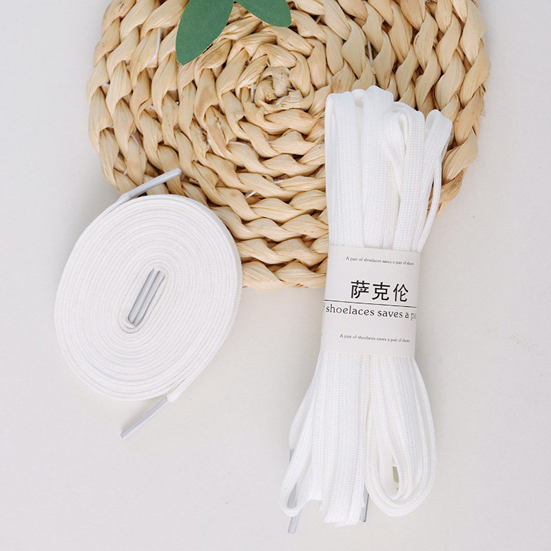 适配阿迪NK运动鞋休闲鞋鞋带宽6MM扁平细黑白米色鞋带绳子男女款,淘宝优惠券,粉丝福利购,淘宝优惠卷