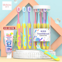 8 CUHK Childrens toothpaste toothbrushes 3 to 6 1-12-14 years old and soft hair 10 Tooth Change Period Girls Boys elementary school students