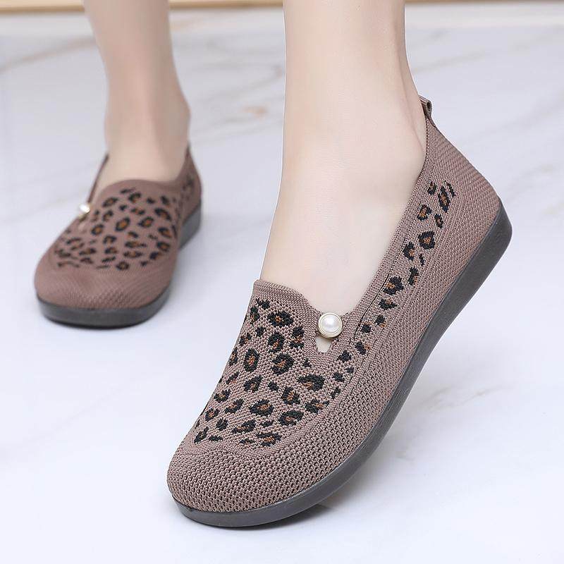 春季新款老北京布鞋女透气中老年舒适软底防滑一脚蹬豆豆鞋妈妈鞋,淘宝优惠券,粉丝福利购,淘宝优惠卷