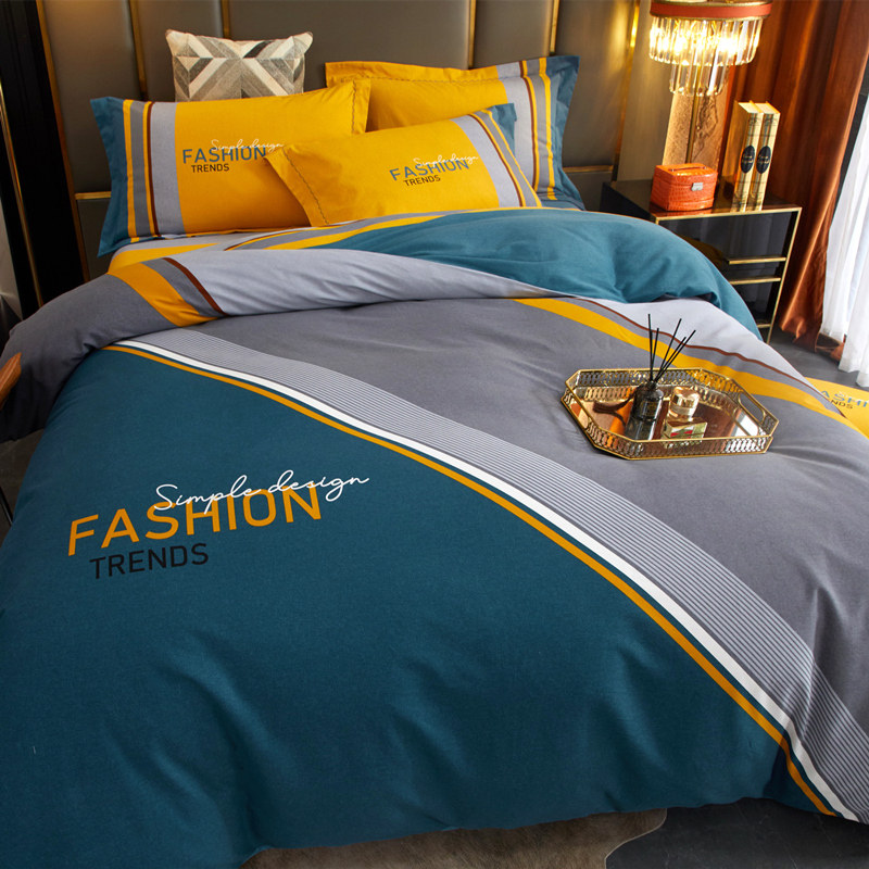 加厚磨毛四件套全棉纯棉100床上用品秋冬床单被套床笠被罩三件套4,淘宝优惠券,粉丝福利购,淘宝优惠卷