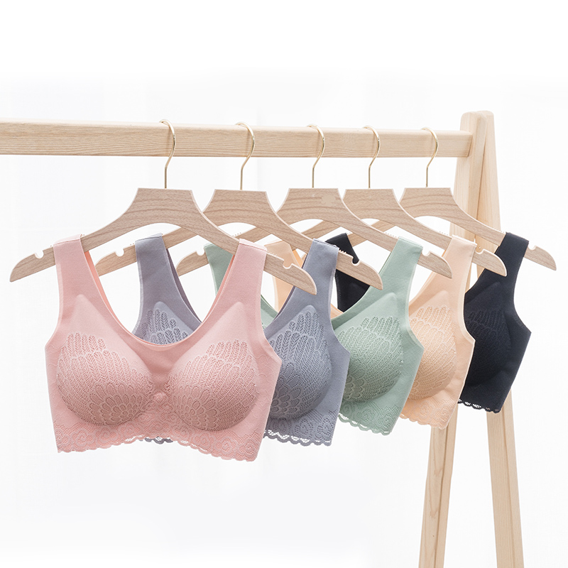 【黛香敏】泰国无钢圈睡眠蕾丝ol乳胶 黛香敏文胸