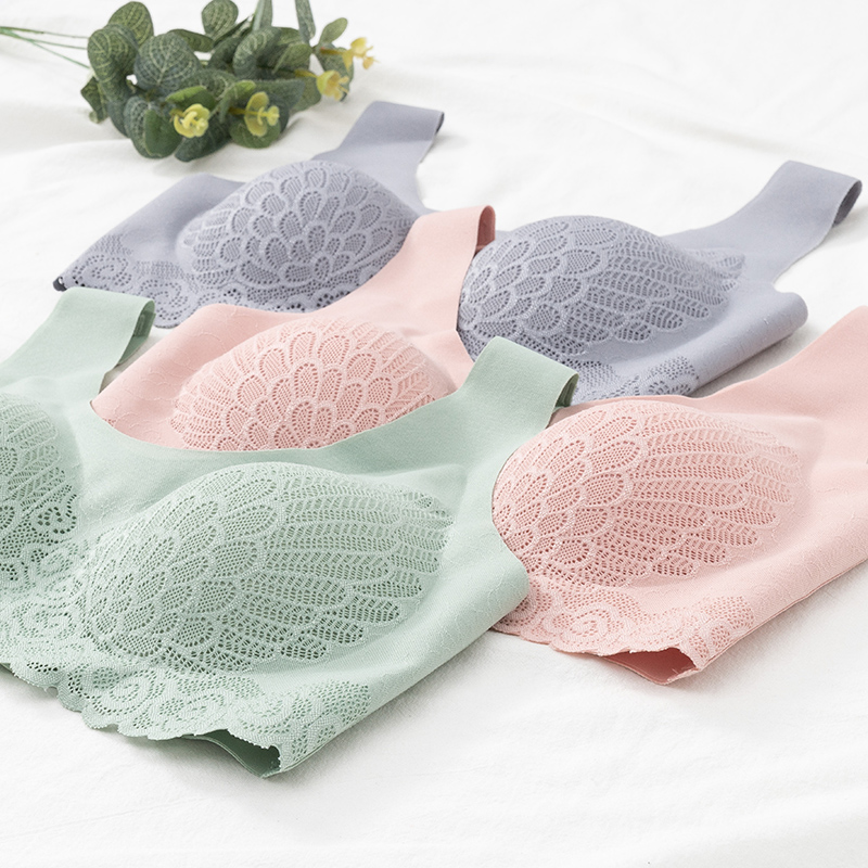 【黛香敏】泰国无钢圈睡眠蕾丝ol乳胶 黛香敏文胸