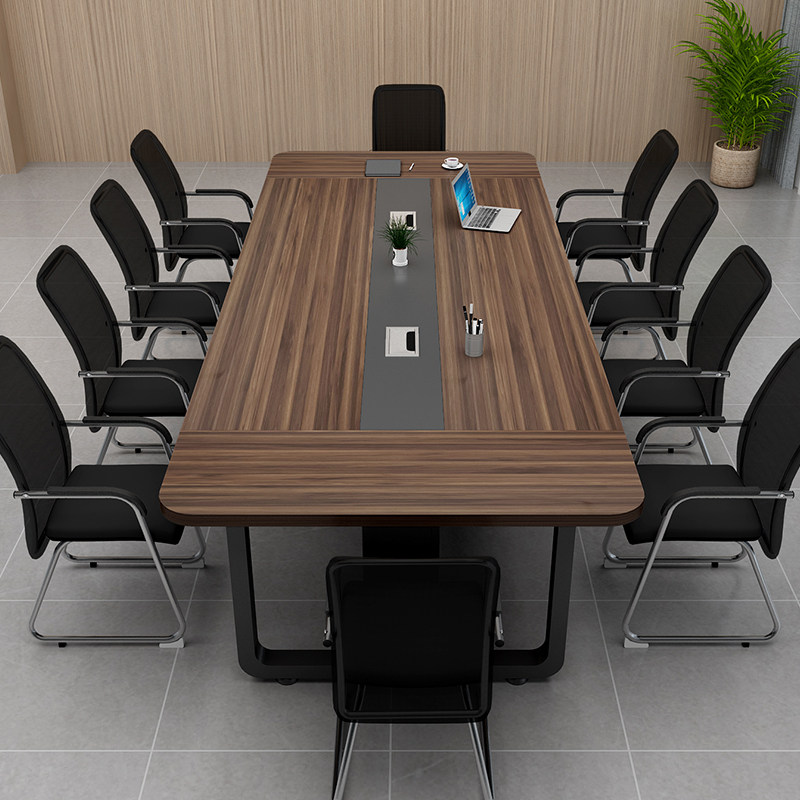 会议桌长桌工作台条形桌子简约现代大小型培训会客工作台桌椅组合