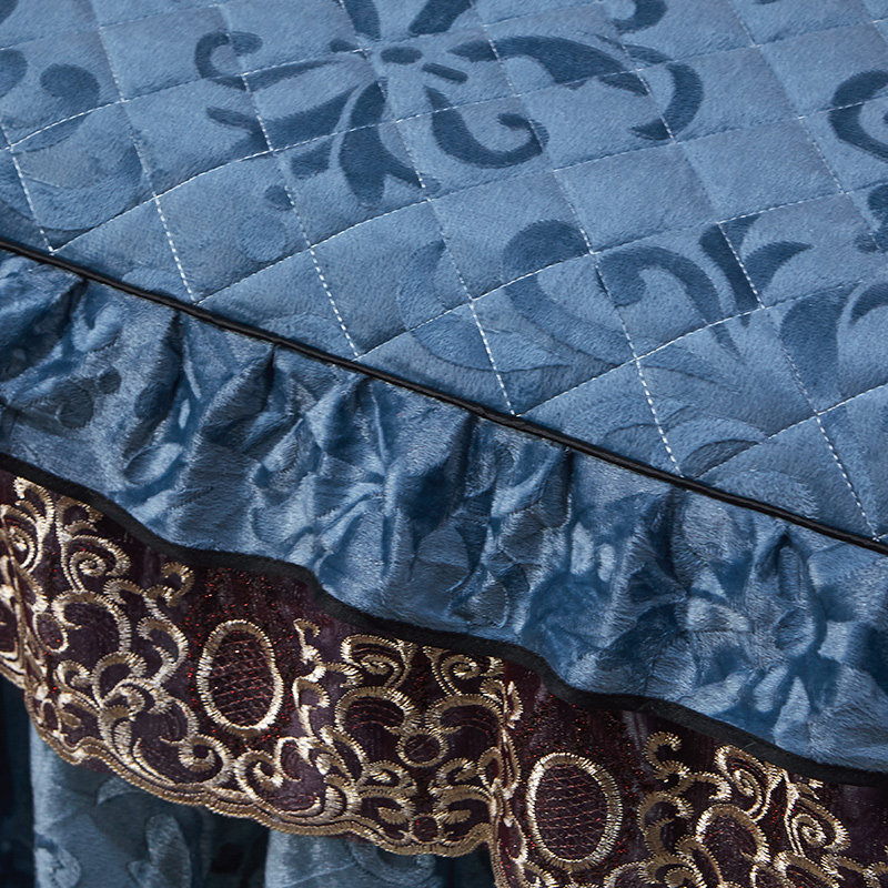 新款冬季加厚夹棉天鹅绒床裙单件花边保暖床罩1.5m席梦思床套1.8m,淘宝优惠券,粉丝福利购,淘宝优惠卷