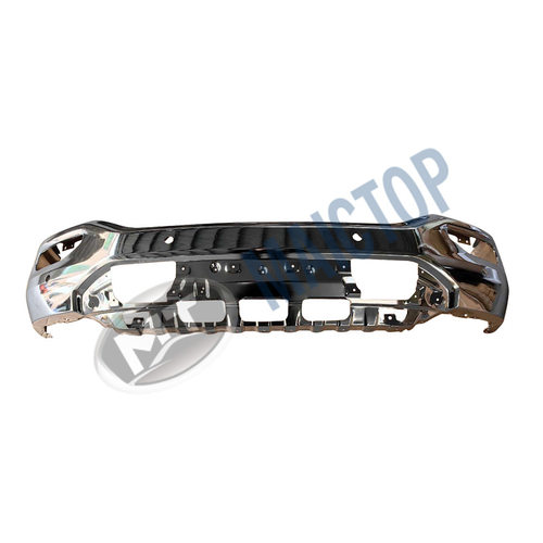 适用于2016-2018年款GMC西拉Sierra-1500前保险杠电镀铁杠 - 图1