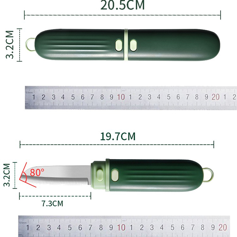 德国双头水果刀家用削皮刀二合一去皮刀多功能随身携带宿舍用学生