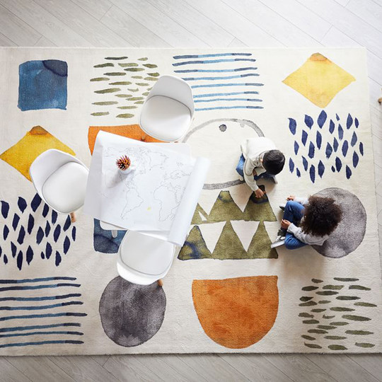 Light luxury living room and bedroom thickened carpet for home use