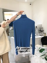 ONESTASTE Korea Dongdaemun 2023 Winter new 100 lap high collar Long sleeves Knitted Sweatshirt Women