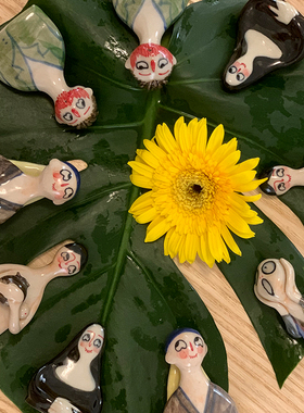 梵高呐喊蒙娜丽莎胸针冰箱贴摆件