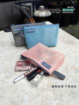 Rich Beauty High Foldermate Cashier Bag Light Life Series Nettattoo Hit Color Key Bag bag Zero Money bag 811 Transparent half transparent 850 Ming zero wallet Debris Bag Large triangular bag