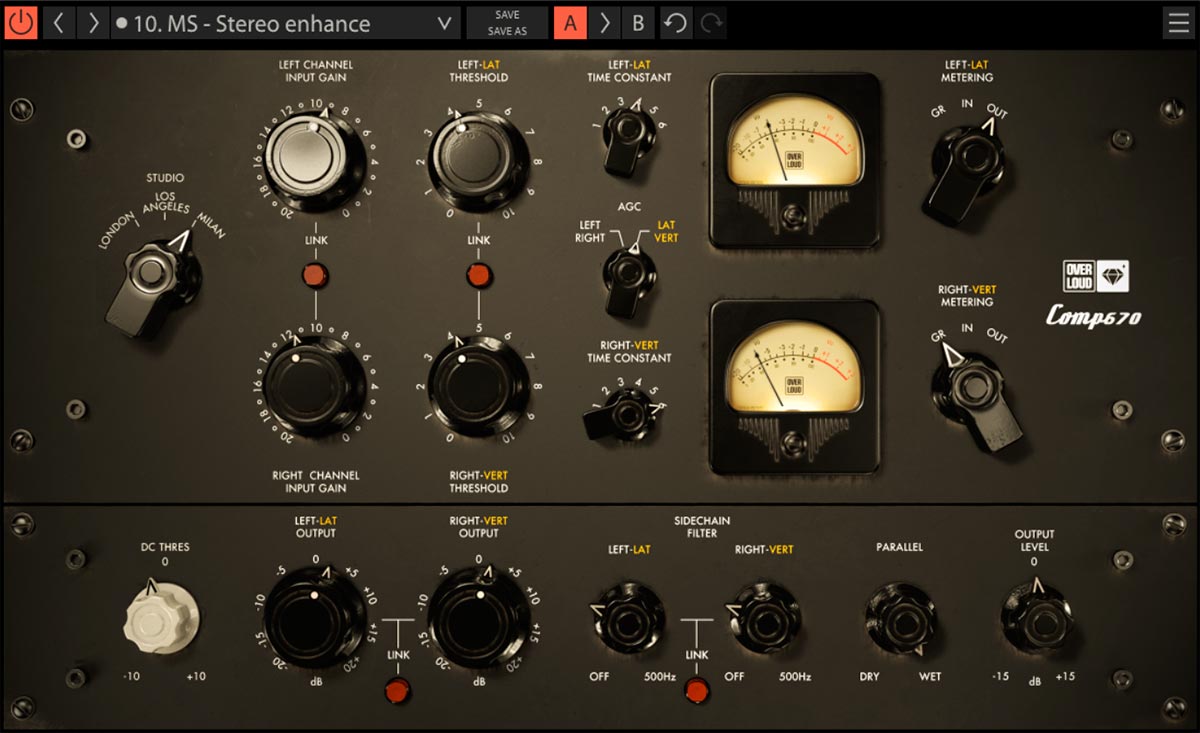 Overloud Gem Comp670 传奇管式压缩器限制器插件混音乐器Win/Mac - 图2