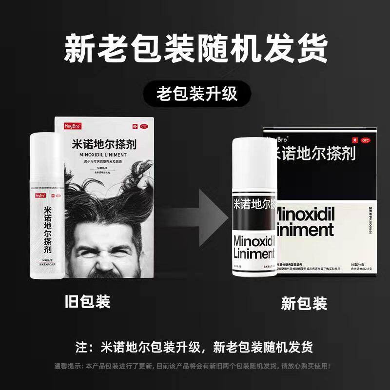 6盒装heybro溶液外用米诺地尔搽剂 heybro医药白发脱发
