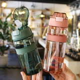 Детская трубочка со стаканом для мальчиков, вместительная и большая пластиковая спортивная бутылка для школьников, защита при падении