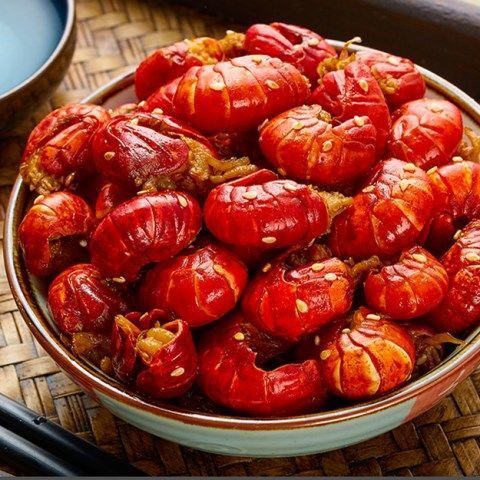 麻辣小龙虾即食新鲜虾尾熟食虾球 聚趣即食虾零食