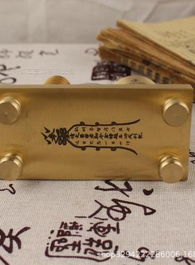 纯黄铜九层文昌学塔笔筒摆件开送孩子教师节老师书桌书房装饰送礼