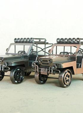 金属铁老爷车模型摆件手工厂家艺新款霸气电镀不生锈SMT00129多款