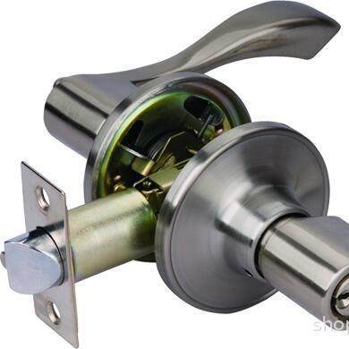 杆执手锁源头厂三家锌合金不锈钢执手锁拉手 房门锁把手,淘宝优惠券,粉丝福利购,淘宝优惠卷