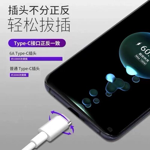 适用荣耀50充电器头66W瓦超级快充Honor荣耀50Pro手机充电头100W荣耀50se闪充头6A数据线5G lysb - 图3