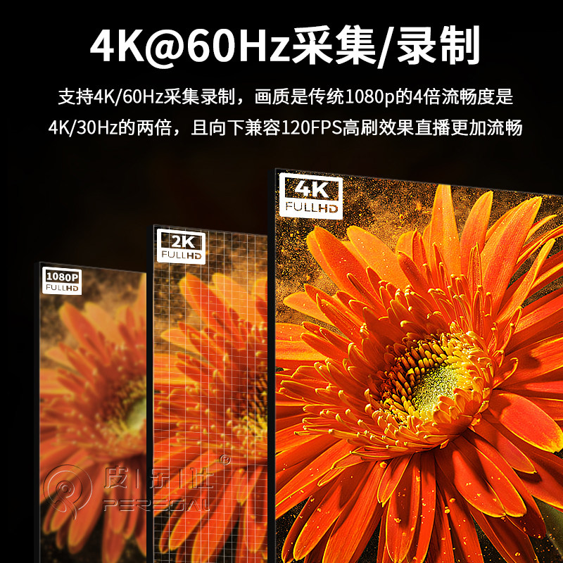 HDMI采集卡直播专用4k高清视频ps5游戏单反相机ipad平板手机录制