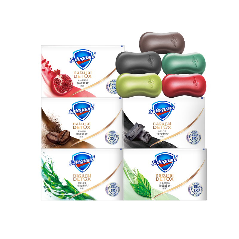 舒肤佳红石榴家庭装沐浴香味洗脸皂 盈泰居家日用香皂