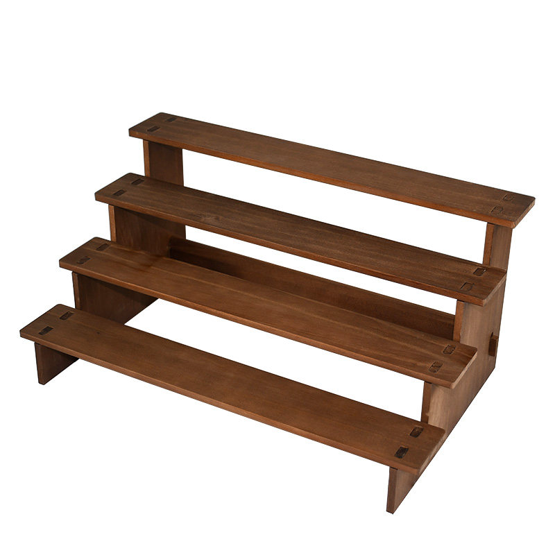 实木阶梯架手串收纳架手办娃娃陈列置物架文玩手镯摆摊首饰展示架,淘宝优惠券,粉丝福利购,淘宝优惠卷