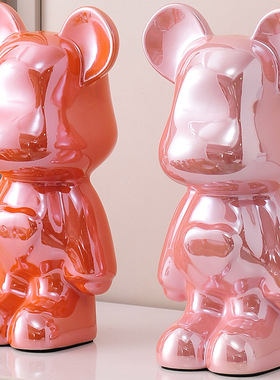 网红爱心熊存钱罐陶瓷家居客厅电视酒柜装饰摆件 厂家一件代发