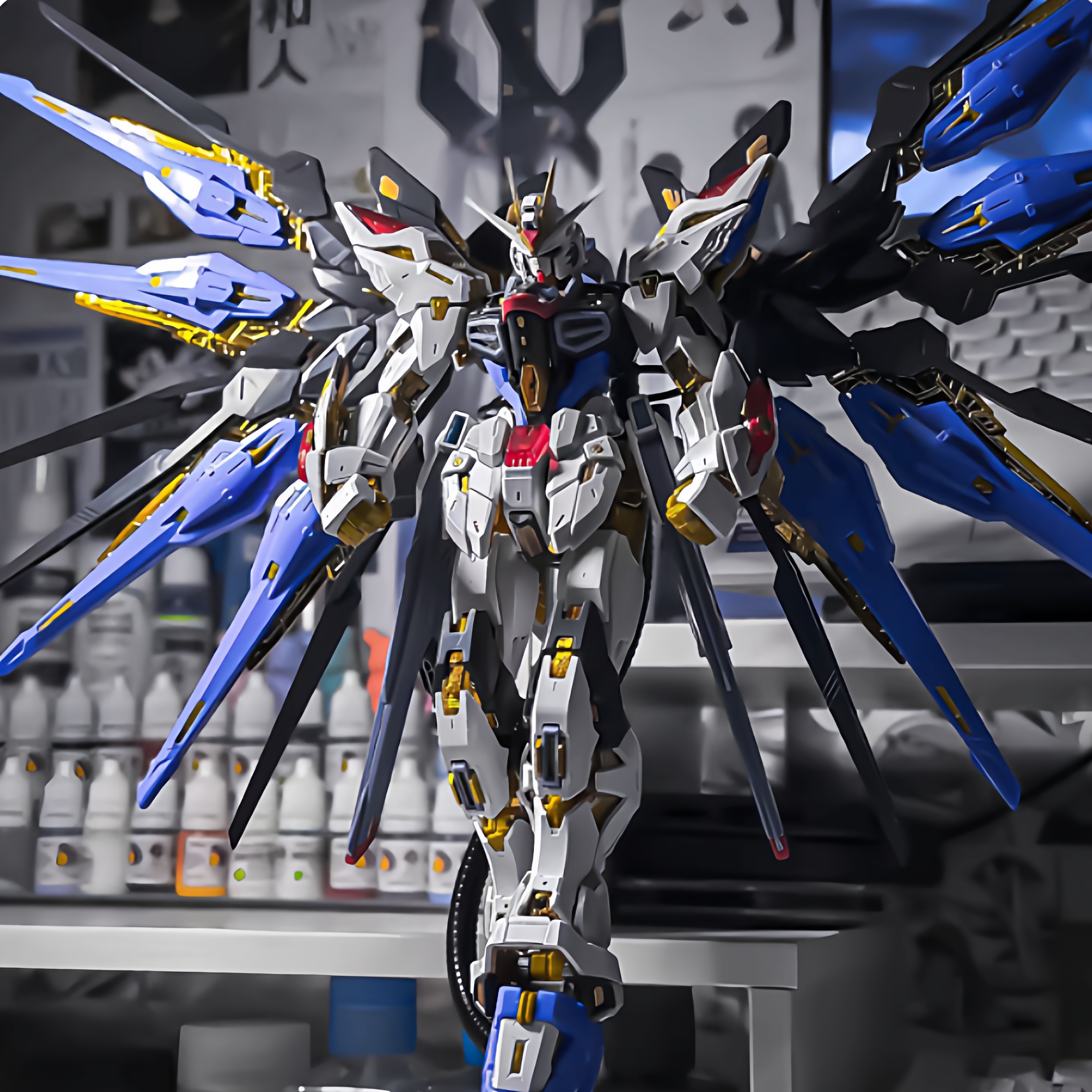 高达模型MG拼装强袭自由独角兽机甲手办玩具男孩补件HG拼装模型 - 图0