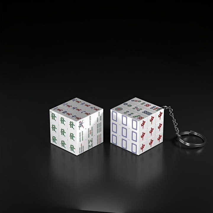 三阶透明夜光麻将魔方儿童益智玩具顺滑不卡送礼文创产品来图定制,淘宝优惠券,粉丝福利购,淘宝优惠卷