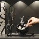 Put key storage entrance ornaments light luxury high-end entrance shoe cabinet storage rack living room home decoration