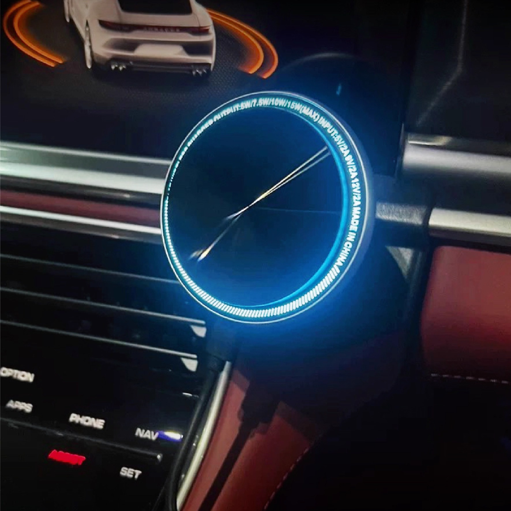 适用于保时捷磁吸式充电车载支架卡宴macan911帕拉梅拉718Taycan - 图2