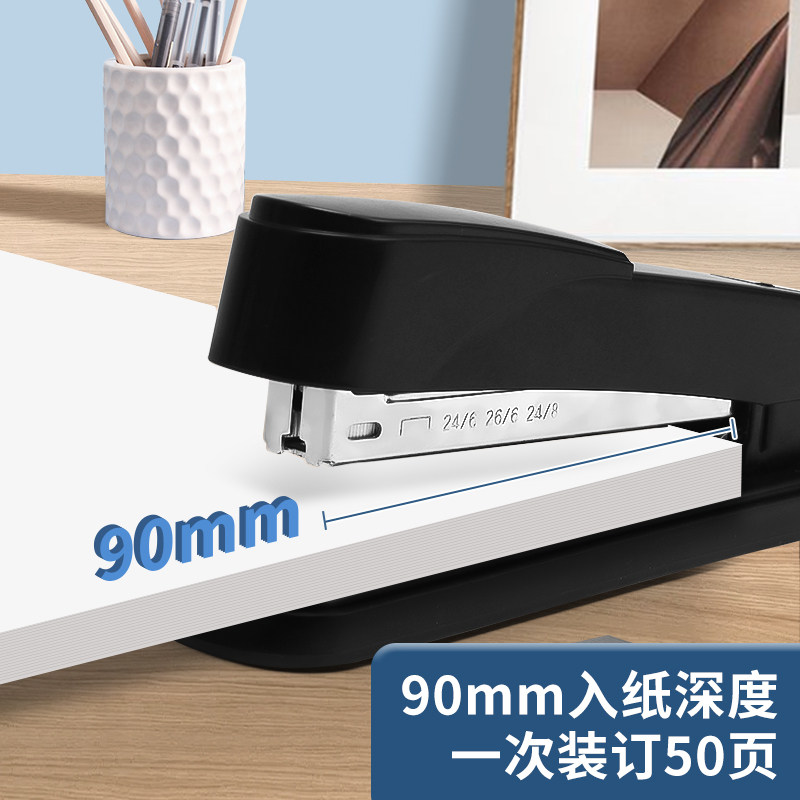 Large labor-saving rotary plate stapler is portable and can be ordered for 50