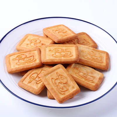 【吖哆哆】卡通奶香牛乳奶味饼干500g