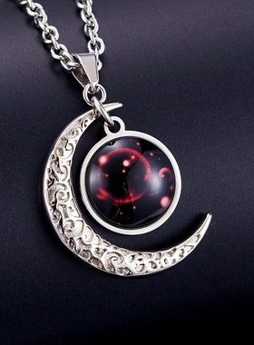 十二星座原宿风日系搭配男生项链