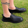 Goldlion summer casual punched casual sandals leather shoes