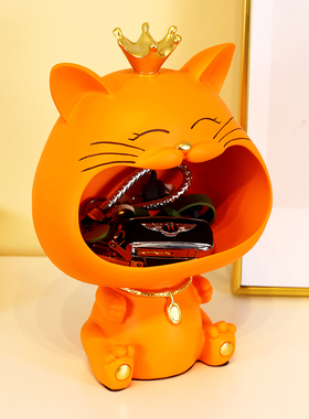 招财猫摆件进门口可爱ins