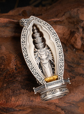 国风潮铜镀银手工饰品