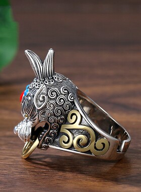 国风潮铜镀银手工饰品