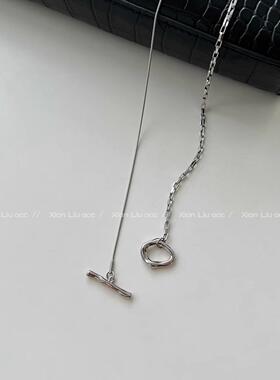 钛钢拼接ot扣秋冬项链女2026新款